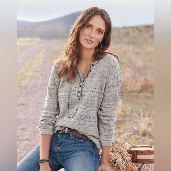 Sundance Devon sweater henley new - Picture 1 of 13